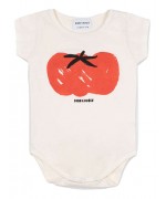 Body m/curta branco de bebé Tomato 