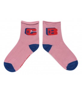 Pink BC Short Socks