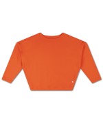 Boxy Sweater Spicy Orange Red