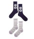 BOBO AND FUN Long Socks dark/gray