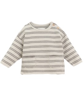 Baby Striped Sweater Coal