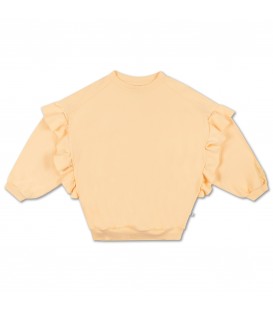 Ruffle Sweater Soft Yellow