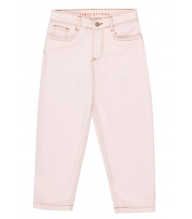 TINY BAGGY JEANS PASTEL PINK