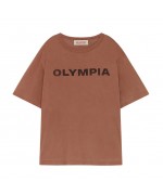 Rooster T-shirt Oversized castanha OLYMPIA