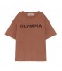 ROOSTER OVERSIZEd KIDS T-SHIRT Brown OLYMPIA
