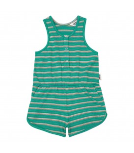 Playsuit Striped Green