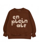 En Plen Air Sweatshirt Chocolate/Nude