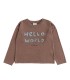 Hello World T-shirt Brown