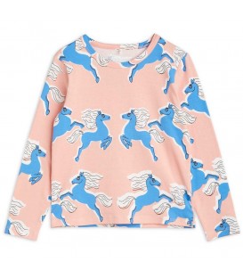 T-shirt m/comp rosa Horses