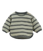 Baby Striped Sweatshirt w/frill Louro