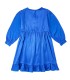 Satin Blue Dress