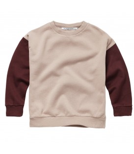 Duo Sweater Chestnut/Rose Grey