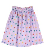 Multicolor Stars AOP Woven Skirt