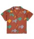 Multicolor Fish AOP Woven Shirt
