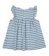 Blue Stripes Ruffle Baby Dress