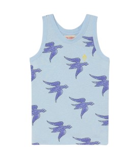 T-shirt Frog Birds Azul