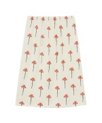 White Carnations Ladybug Skirt