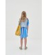 Singlet Dress Azure Block Stripe
