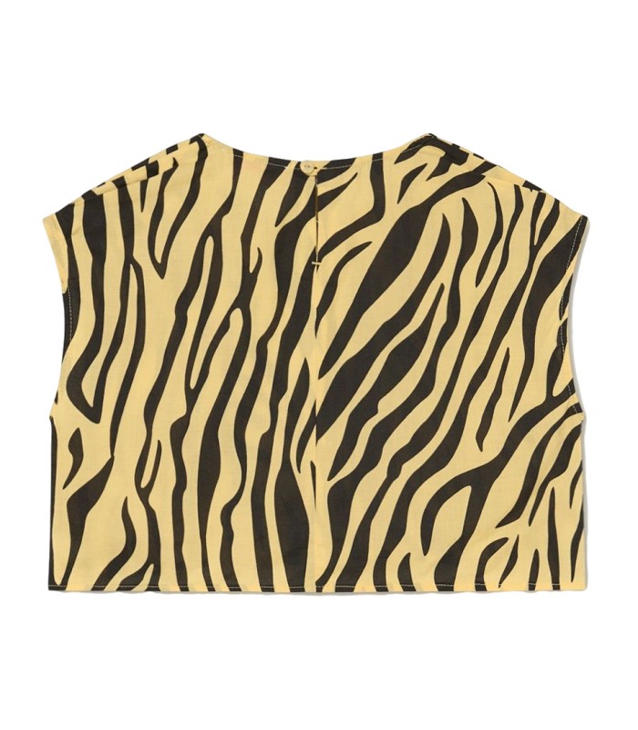 Yellow Zebra Baboon Shirt - Loja Dada for Kids - THE ANIMALS OBSERVATORY