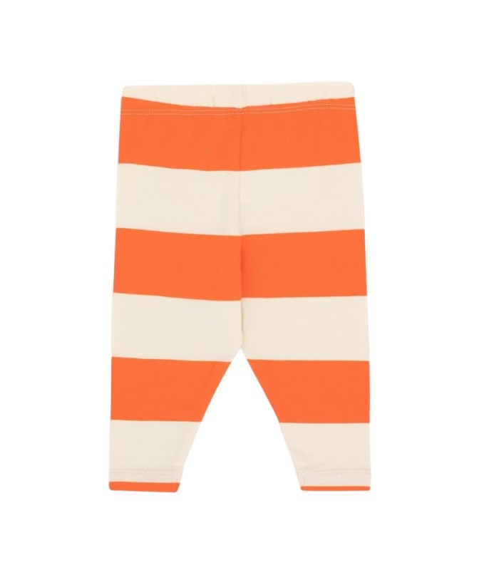 Stripes Baby Leggings Light Cream Summer Red - Loja Dada for Kids -  TINYCOTTONS
