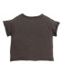 T-shirt de Bebé c/bolso Charcoal