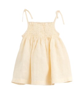 Baby Linen Dress Karité