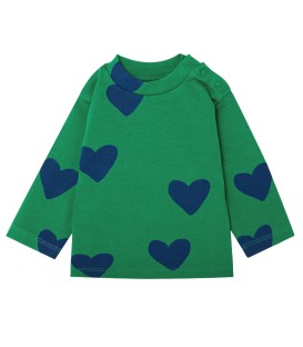 Blue Hearts l/sleeves baby t-shirt 