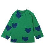Blue Hearts l/sleeves baby t-shirt 