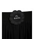 Bat Flower Tulle Skirt Black
