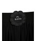 Saia de Tulle Bat Flower preta