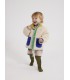 Baby Color Block Sheepskin Jacket