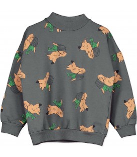 Veggies Wolf Anthracite Sweatshirt