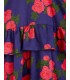 Roses AOP Woven Frill Dress