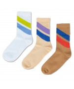 Sporty Socks 3 Pack Stripe SS24
