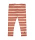 Stripes Baby Leggings Light Cream Summer Red - Loja Dada for Kids