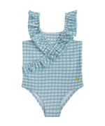 Vichy Baby Swimsuit Ruffle