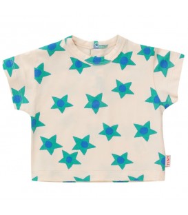 T-shirt de Bebé Starflowers creme