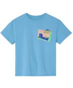 T-shirt Fizvalley Azul Vintage