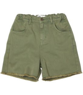 Denim Cut Off Short Green Wash