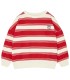 Red Stripes Oversized Sweatshirt