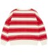 Red Stripes Oversized Sweatshirt