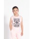 JANET T-shirt s/manga rosa clara