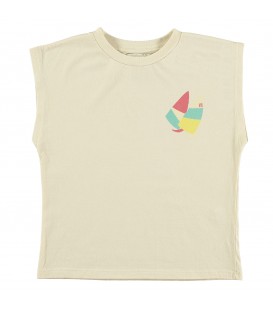 Sleeveless T-shirt Windsurf Off White