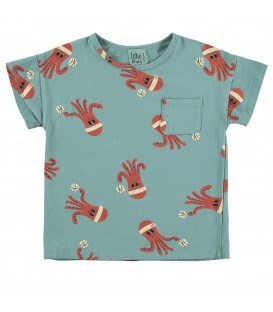 T-shirt S/Sleeve Octopus Pacific