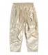 Shiny Barrel Pants Gold