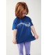 T-shirt Fizvalley Azul Royal Vintage