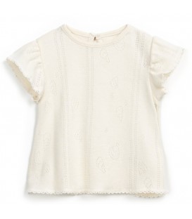 Baby T-shirt Ajour white