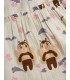 Vestido musselina Bees