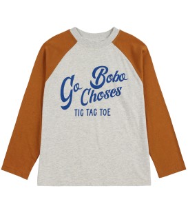 T-shirt m/raglan Go Bobo