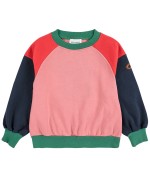 Tic Tac Toe Color Block Sweatshirt